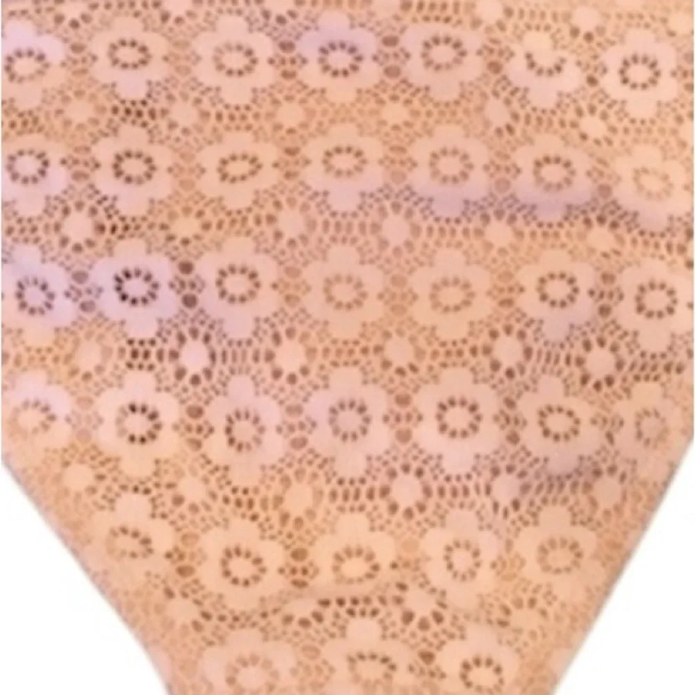 Xhilaration nude floral lace string cheeky bikini bottom NWOT